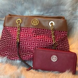 Tommy Hilfiger purse and matching wallet